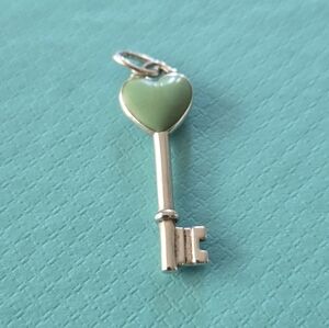 Tiffany & Co Small Blue Heart Key